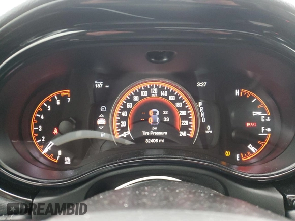 2021 Dodge Durango GT with VIN 1C4RDJDG1MC750875, listed as a Copart auction lot 43613835 with 32,406 mi miles and Salvage title. Bid and sale history available at DreamBid. Image 9.