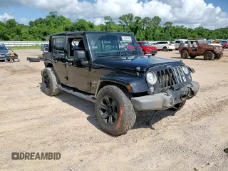 2018 Jeep Wrangler Unlimited Sahara with VIN 1C4HJWEG1JL926982, listed as a Copart auction lot 60640485 with 138,099 mi miles and Salvage title. Bid and sale history available at DreamBid. Image 14.