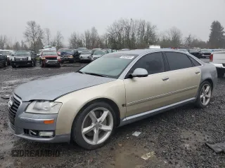 2008 Audi A8 L 4.2L with VIN WAUMV94E38N012703, listed as a Copart auction lot 86854604 with 132,363 mi miles and Salvage Title. Bid and sale history available at carsss.com. Image 1.