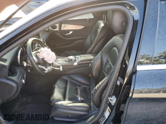 2015 Mercedes-Benz C 300 Luxury with VIN 55SWF4KB2FU009080, listed as a Copart auction lot 55310095 with 138,645 mi miles and Clean Title. Bid and sale history available at carsss.com. Image 7.
