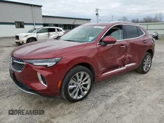 2023 Buick Envision Avenir with VIN LRBFZSR40PD223951, listed as a Copart auction lot 53272795 with 6,842 mi miles and Salvage Title. Bid and sale history available at carsss.com. Image 1.