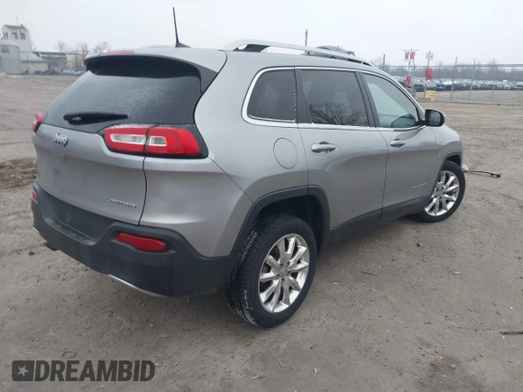 2017 Jeep Cherokee Limited with VIN 1C4PJLDB2HW517656, listed as a IAAI auction lot 41544650 with 143,309 mi miles. Bid and sale history available at carsss.com. Image 4.