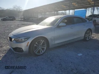 2019 BMW 4 Series 430i with VIN WBA4J1C5XKBM13947, listed as a Copart auction lot 46744685 with 72,683 mi miles and Salvage Title. Bid and sale history available at carsss.com. Image 1.