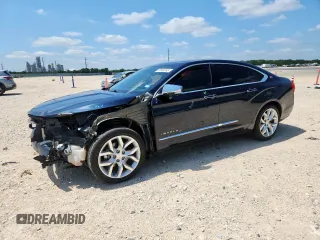 2018 Chevrolet Impala Premier with VIN 2G1125S35J9178490, listed as a Copart auction lot 60860245 with 97,956 mi miles and Salvage title. Bid and sale history available at DreamBid. Image 1.