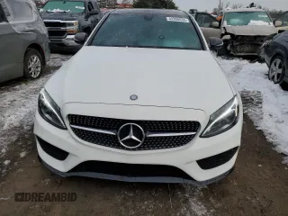2016 Mercedes-Benz C 450 AMG with VIN 55SWF6EB5GU110266, listed as a Copart auction lot 43308835 with 42,148 mi miles and Salvage title. Bid and sale history available at DreamBid. Image 5.