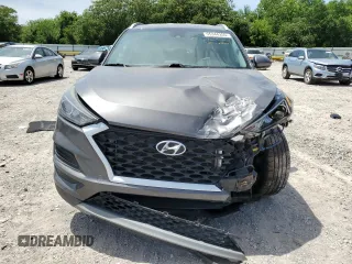 2020 Hyundai Tucson Sport with VIN KM8J33AL3LU230985, listed as a Copart auction lot 55344355 with 76,681 mi miles and Salvage title. Bid and sale history available at DreamBid. Image 5.