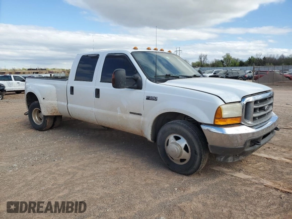 2001 Ford F-350 XL with VIN 1FTWW32F81EC66012, listed as a Copart auction lot 48225834 with 141,971 mi miles and Salvage title. Bid and sale history available at DreamBid. Image 4.