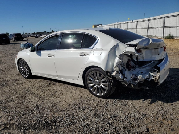 2016 Acura RLX Advance Pkg with VIN JH4KC1F94GC001347, listed as a Copart auction lot 67578124 with 137,757 mi miles and Salvage Title. Bid and sale history available at carsss.com. Image 2.