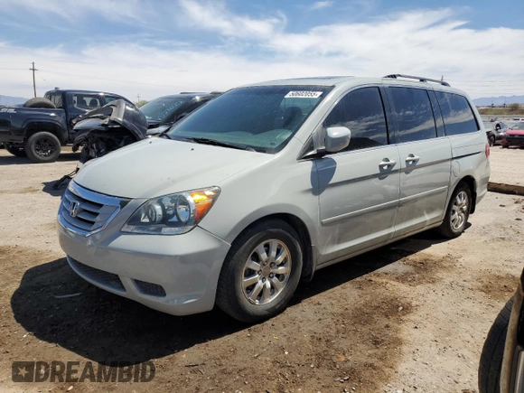 2010 Honda Odyssey EX-L with VIN 5FNRL3H76AB025439, listed as a Copart auction lot 50602055 with 145,543 mi miles and Salvage Title. Bid and sale history available at DreamBid. Image 1.
