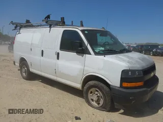 2021 Chevrolet Express Cargo with VIN 1GCWGAFP2M1262456, listed as a IAAI auction lot 42007767 with 56,144 mi miles and . Bid and sale history available at DreamBid. Image 6.