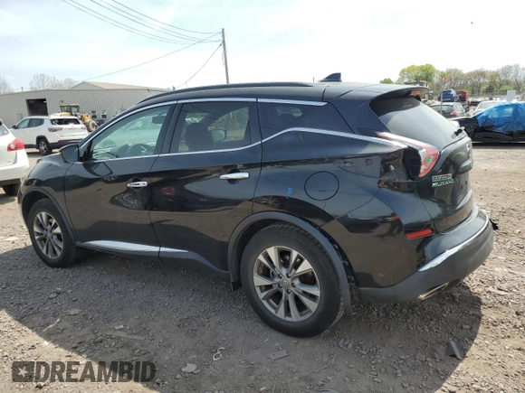 2018 Nissan Murano SV with VIN 5N1AZ2MG2JN116474, listed as a Copart auction lot 54519435 with 70,062 mi miles and Salvage Title. Bid and sale history available at DreamBid. Image 2.
