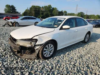 2013 Volkswagen Passat S with VIN 1VWAP7A39DC148487, listed as a Copart auction lot 63655245 with 108,224 mi miles and Salvage title. Bid and sale history available at DreamBid. Image 1.