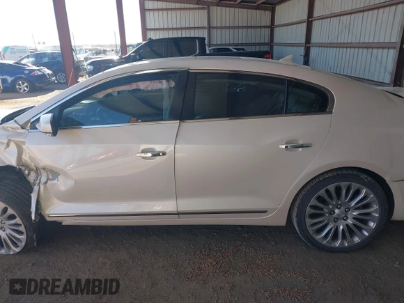 2014 Buick LaCrosse Premium II with VIN 1G4GF5G31EF166411, listed as a IAAI auction lot 41240048 with 82,231 mi miles and . Bid and sale history available at DreamBid. Image 15.