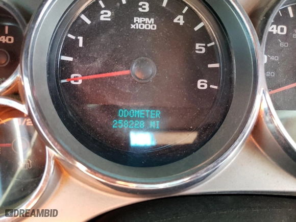 2007 Chevrolet Silverado 1500 LTZ with VIN 2GCEC13J571661738, listed as a Copart auction lot 77044513 with 258,228 mi miles and Salvage Title. Bid and sale history available at carsss.com. Image 9.