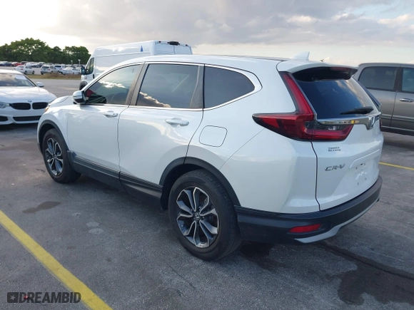 2021 Honda CR-V EX with VIN 5J6RW1H56MA001997, listed as a IAAI auction lot 41555434 with 43,083 mi miles. Bid and sale history available at carsss.com. Image 3.