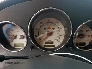 2003 Mercedes-Benz SLK 320 with VIN WDBKK65F73F284794, listed as a Copart auction lot 55833335 with 90,033 mi miles and Salvage title. Bid and sale history available at DreamBid. Image 9.