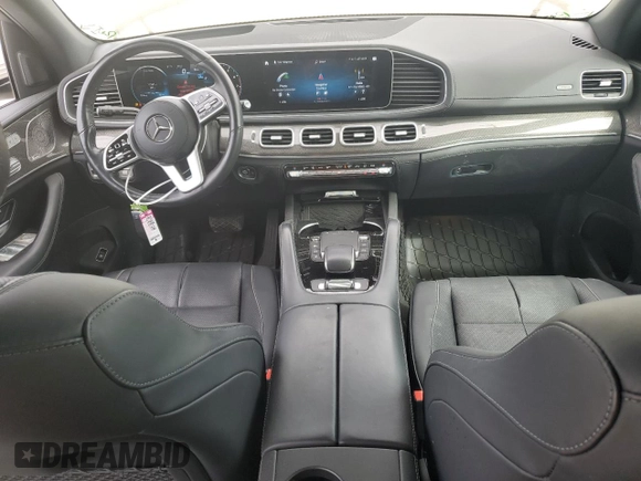 2021 Mercedes-Benz GLS 450 with VIN 4JGFF5KE1MA495268, listed as a Copart auction lot 71190004 with 47,112 mi miles and Salvage Title. Bid and sale history available at DreamBid. Image 8.