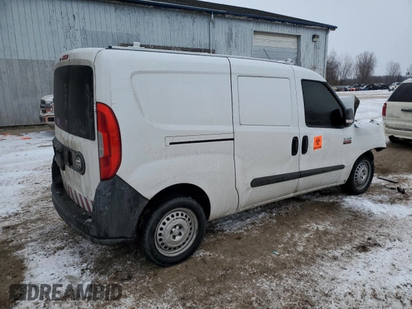 2016 Ram ProMaster City Cargo Tradesman with VIN ZFBERFAT1G6B72705, listed as a Copart auction lot 44569235 with 229,148 mi miles and Clean title. Bid and sale history available at DreamBid. Image 3.
