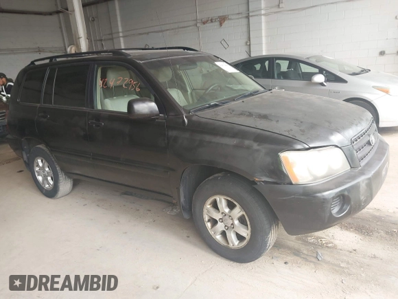 2001 Toyota Highlander z VIN JTEHF21A810020322, wystawiony jako IAAI lot #42472956 z przebiegiem 210 050 mil mil oraz . Historia ofert i sprzedaży dostępna na DreamBid. Obrazek 1.