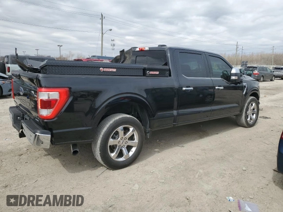 2021 Ford F-150 XL with VIN 1FTFW1E83MFB66545, listed as a Copart auction lot 49702825 with 84,078 mi miles and Salvage title. Bid and sale history available at DreamBid. Image 3.
