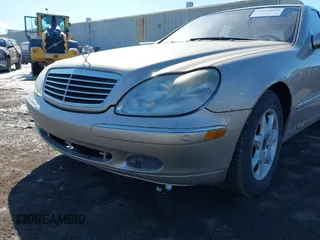2002 Mercedes-Benz S-Class 4.3L with VIN WDBNG70J92A241196, listed as a IAAI auction lot 41614084 with 0 mi miles. Bid and sale history available at carsss.com. Image 6.
