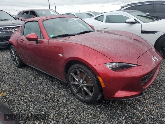 2018 Mazda MX-5 Miata RF Grand Touring with VIN JM1NDAM76J0204004, listed as a Copart auction lot 73985134 with 0 mi miles and Non Repairable. Bid and sale history available at carsss.com. Image 4.