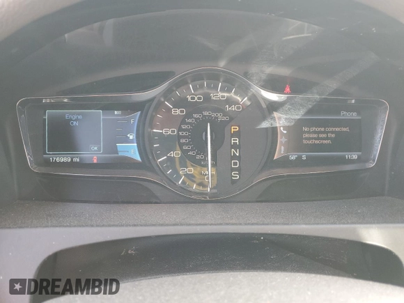 2013 Lincoln MKX with VIN 2LMDJ6JK0DBL47396, listed as a Copart auction lot 50055935 with 176,989 mi miles and Salvage Title. Bid and sale history available at carsss.com. Image 9.