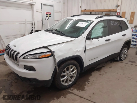 2017 Jeep Cherokee Altitude с VIN 1C4PJLAB9HW508330, выставлен на аукционе IAAI как лот 41396740 с пробегом 80 292 миль миль и . История ставок и продаж доступна на DreamBid. Изображение 2.