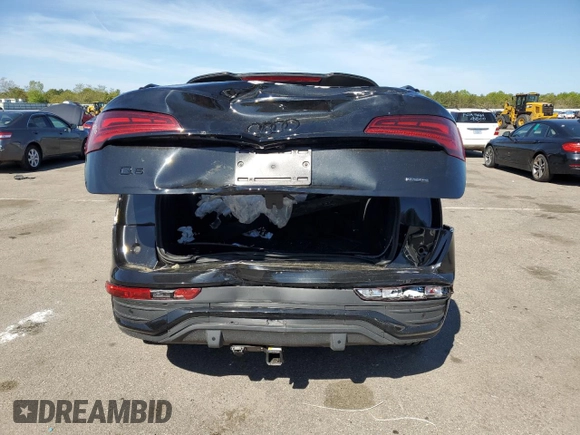2023 Audi Q5 Sportback S line Premium Plus with VIN WA15AAFY6P2089295, listed as a Copart auction lot 55124535 with 16,884 mi miles and Salvage title. Bid and sale history available at DreamBid. Image 6.
