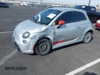 2014 FIAT 500e with VIN 3C3CFFGE7ET172881, listed as a IAAI auction lot 41610593 with 70,768 mi miles. Bid and sale history available at carsss.com. Image 2.