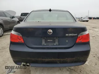 2006 BMW 5 Series 530xi with VIN WBANF735X6CU20504, listed as a Copart auction lot 44840125 with 122,594 mi miles and Clean Title. Bid and sale history available at carsss.com. Image 6.