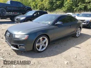 2013 Audi S5 Premium Plus with VIN WAUCGAFR9DA013914, listed as a Copart auction lot 70748334 with 77,519 mi miles and Salvage Title. Bid and sale history available at carsss.com. Image 1.