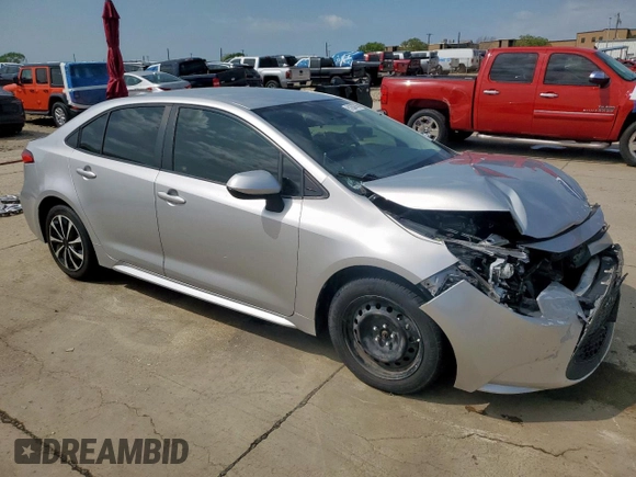2020 Toyota Corolla LE with VIN JTDEPRAEXLJ049821, listed as a Copart auction lot 51056745 with 56,001 mi miles and Salvage Title. Bid and sale history available at carsss.com. Image 4.