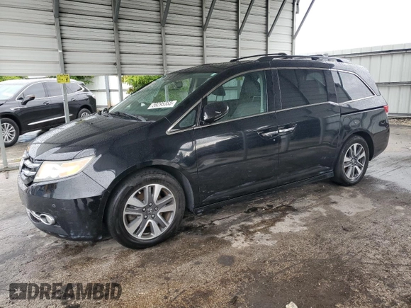 2015 Honda Odyssey Touring Elite с VIN 5FNRL5H91FB107793, выставлен на аукционе Copart как лот 59295355 с пробегом 91 910 миль миль и Списание • Salvage title. История ставок и продаж доступна на DreamBid. Изображение 1.