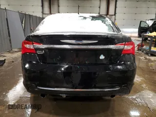 2013 Chrysler 200 LX with VIN 1C3CCBAGXDN737179, listed as a Copart auction lot 42098455 with 219,485 mi miles and Salvage Title. Bid and sale history available at carsss.com. Image 6.
