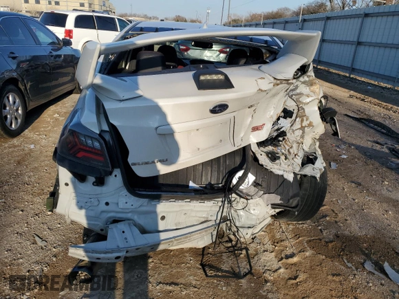 2016 Subaru WRX STI with VIN JF1VA2M64G9825564, listed as a Copart auction lot 84502004 with 57,369 mi miles and Salvage title. Bid and sale history available at DreamBid. Image 6.