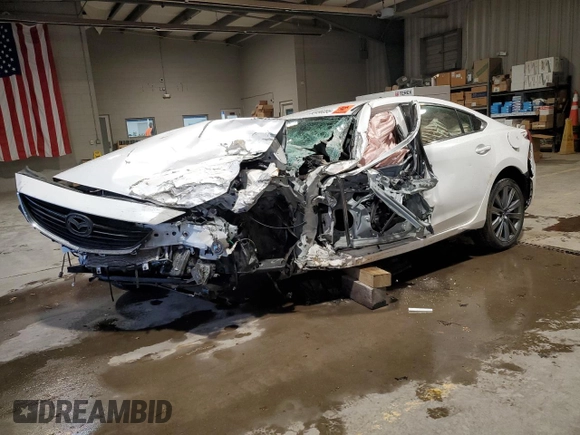 2017 Mazda 6 Sport with VIN JM1GL1U53H1148912, listed as a Copart auction lot 50496995 with Not Provided miles and Salvage Title. Bid and sale history available at DreamBid. Image 1.