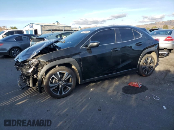 2021 Lexus UX 200 with VIN JTHX3JBH3M2032478, listed as a Copart auction lot 80309824 with 51,207 mi miles and Salvage title. Bid and sale history available at DreamBid. Image 1.