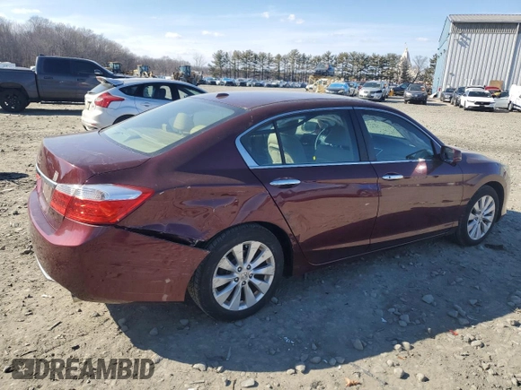 2014 Honda Accord Sedan EX-L with VIN 1HGCR2F85EA227103, listed as a Copart auction lot 46752845 with 68,754 mi miles and Salvage Title. Bid and sale history available at carsss.com. Image 3.