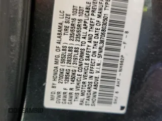 2006 Honda Odyssey EX-L with VIN 5FNRL38706B030501, listed as a Copart auction lot 53096515 with 197,215 mi miles and Salvage Title. Bid and sale history available at carsss.com. Image 13.