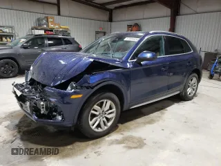 2020 Audi Q5 Premium with VIN WA1ANAFY8L2115490, listed as a Copart auction lot 87094424 with 49,528 mi miles and Salvage Title. Bid and sale history available at carsss.com. Image 1.