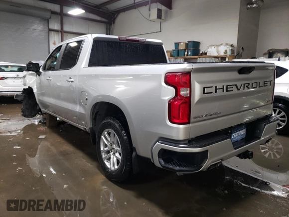 2019 Chevrolet Silverado 1500 RST with VIN 3GCUYEED8KG293051, listed as a Copart auction lot 46168195 with 51,790 mi miles and Salvage Title. Bid and sale history available at DreamBid. Image 2.