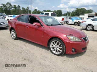 2013 Lexus IS 250 with VIN JTHCF5C21D5063461, listed as a Copart auction lot 58076245 with 134,053 mi miles and Salvage title. Bid and sale history available at DreamBid. Image 4.