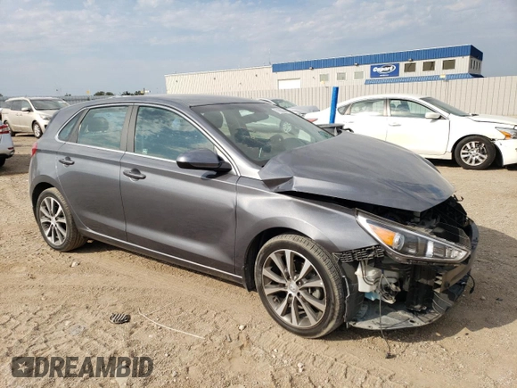 2019 Hyundai Elantra GT with VIN KMHH35LE1KU118547, listed as a Copart auction lot 71058944 with 0 mi miles and Salvage Title. Bid and sale history available at carsss.com. Image 4.