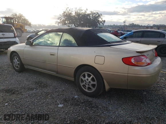 2002 Toyota Solara SE with VIN 2T1FE22P42C008824, listed as a Copart auction lot 83385934 with 111,252 mi miles and Salvage Title. Bid and sale history available at carsss.com. Image 2.