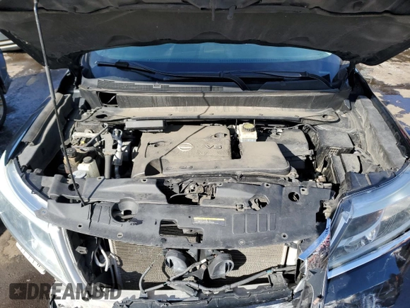 2016 Nissan Pathfinder SV with VIN 5N1AR2MM0GC607149, listed as a Copart auction lot 46050445 with 132,079 mi miles and Salvage Title. Bid and sale history available at carsss.com. Image 12.