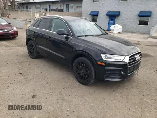 2016 Audi Q3 Premium Plus with VIN WA1EFCFS5GR000591, listed as a Copart auction lot 45585415 with 87,303 mi miles and Salvage title. Bid and sale history available at DreamBid. Image 11.