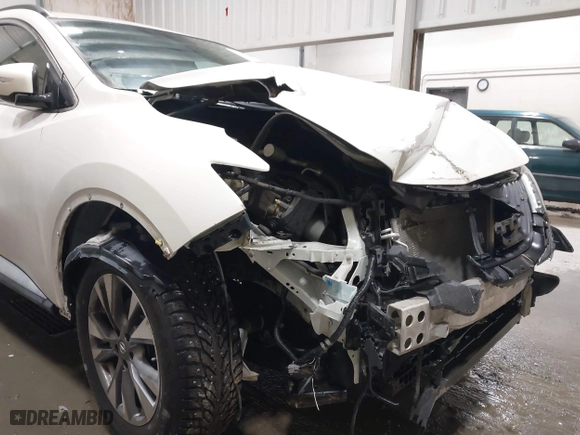 2015 Nissan Murano SL with VIN 5N1AZ2MH6FN232146, listed as a IAAI auction lot 41744239 with 157,721 mi miles. Bid and sale history available at carsss.com. Image 6.
