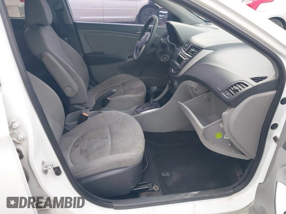 2016 Hyundai Accent SE with VIN KMHCT4AE1GU044156, listed as a IAAI auction lot 42350598 with 130,287 mi miles and . Bid and sale history available at DreamBid. Image 5.