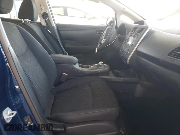 2016 Nissan LEAF S with VIN 1N4BZ0CPXGC315085, listed as a Copart auction lot 61111805 with 65,201 mi miles and Salvage title. Bid and sale history available at DreamBid. Image 7.